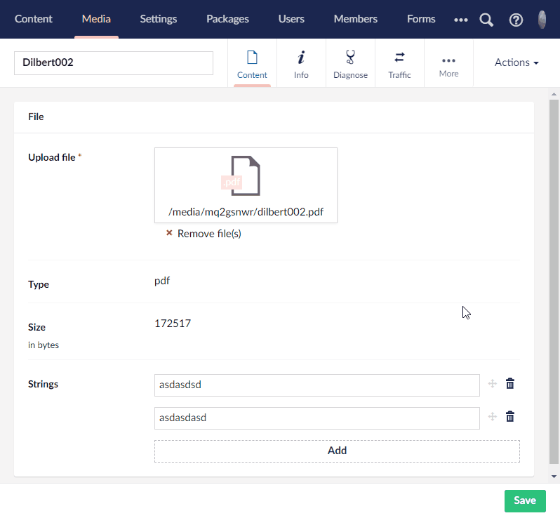 Do not remove files from media editors when hitting enter by kjac