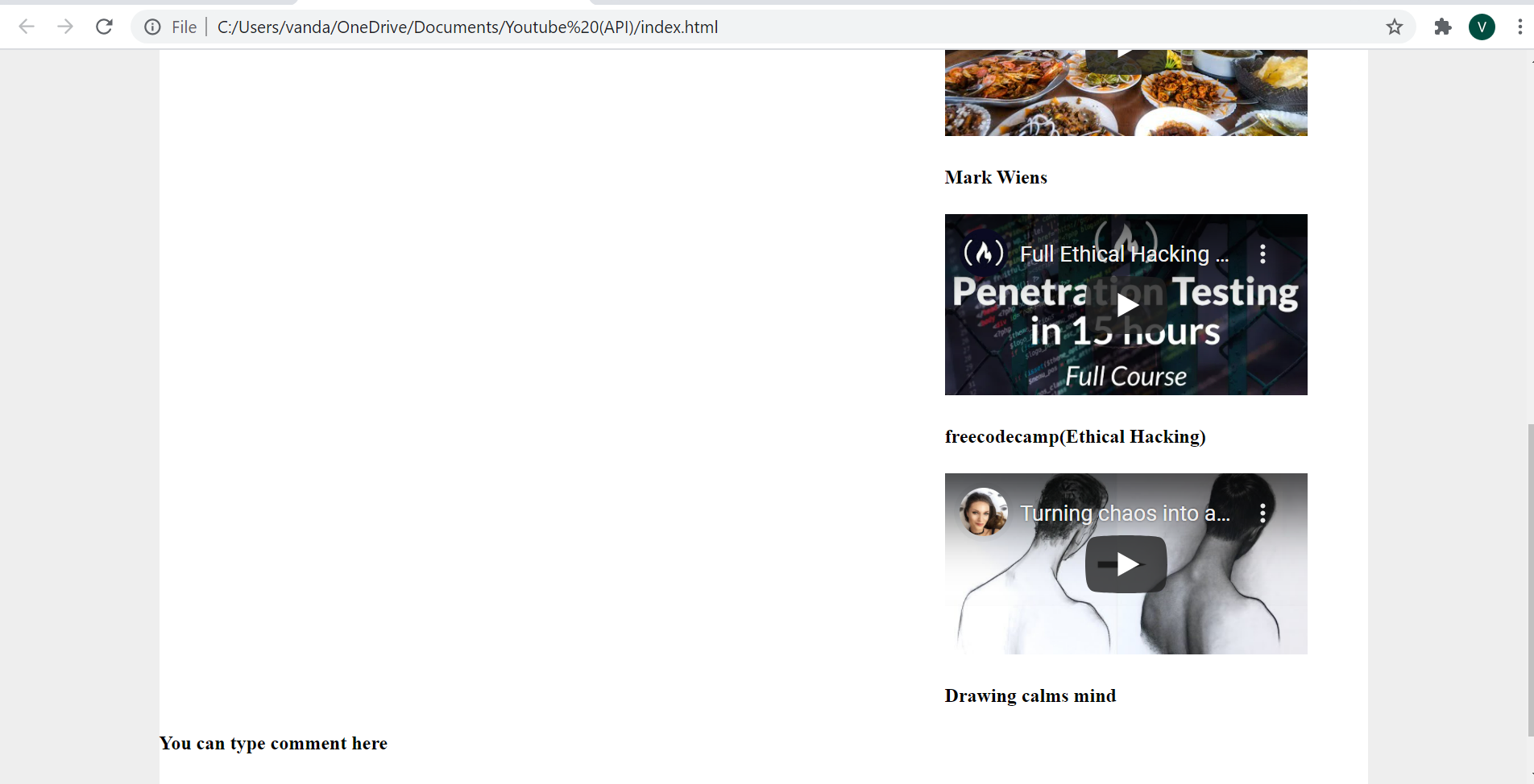 GitHub - Datalog-Mindhack/YouTube-API: This is an API built in HTML and ...