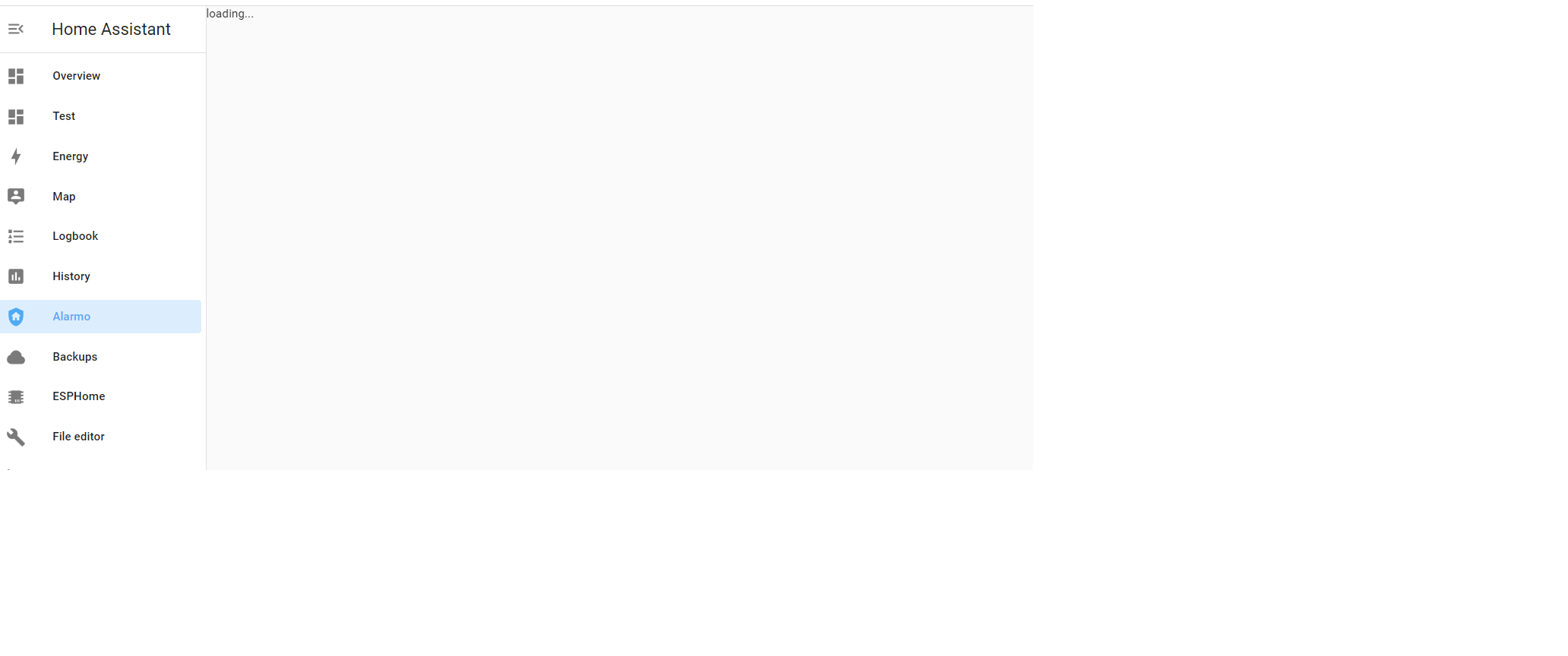 Alarmo does not open after the 2023.4 Core update · Issue 90879 · home