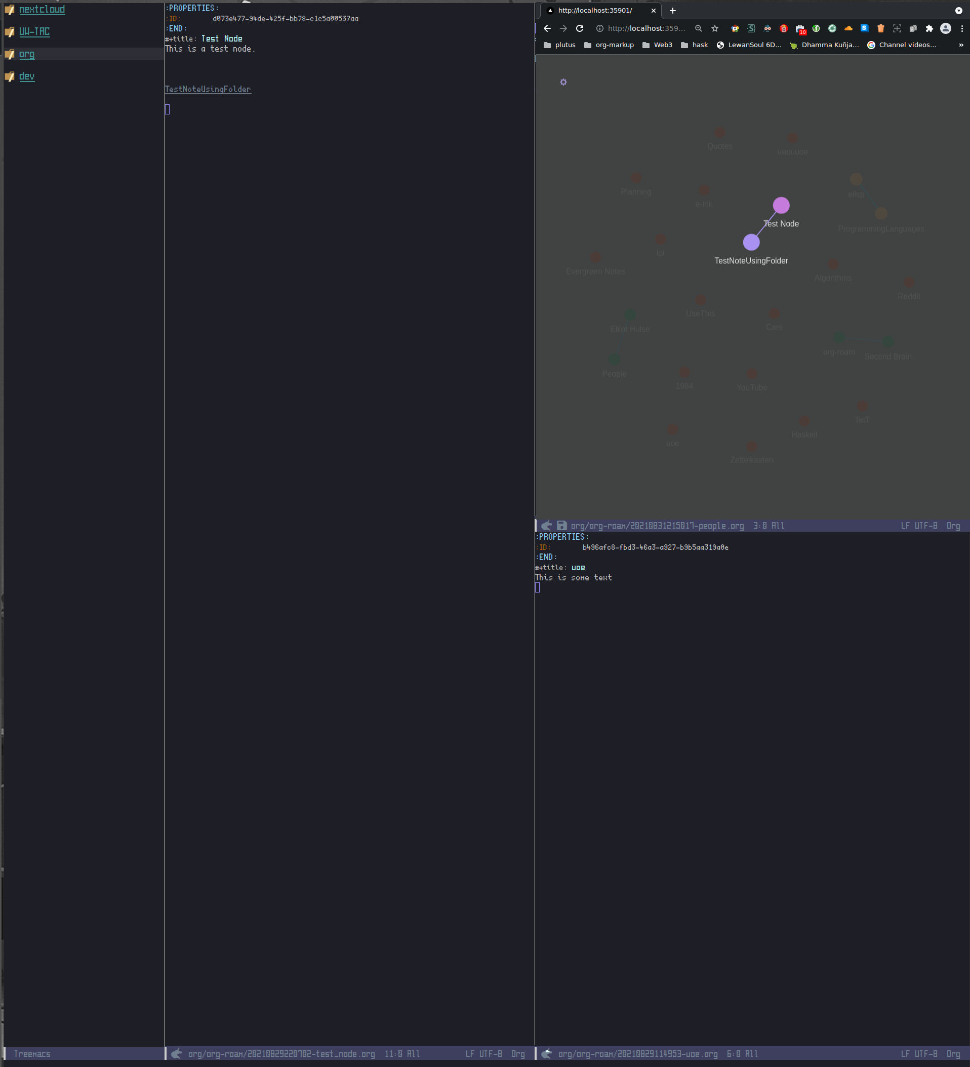 Display graph and text side by side · Issue #52 · org-roam/org-roam-ui ...
