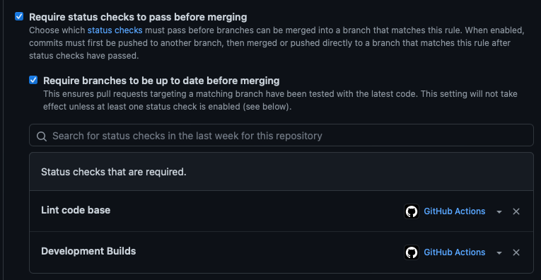 PR Check stuck at "Expected — Waiting for status to be reported ...
