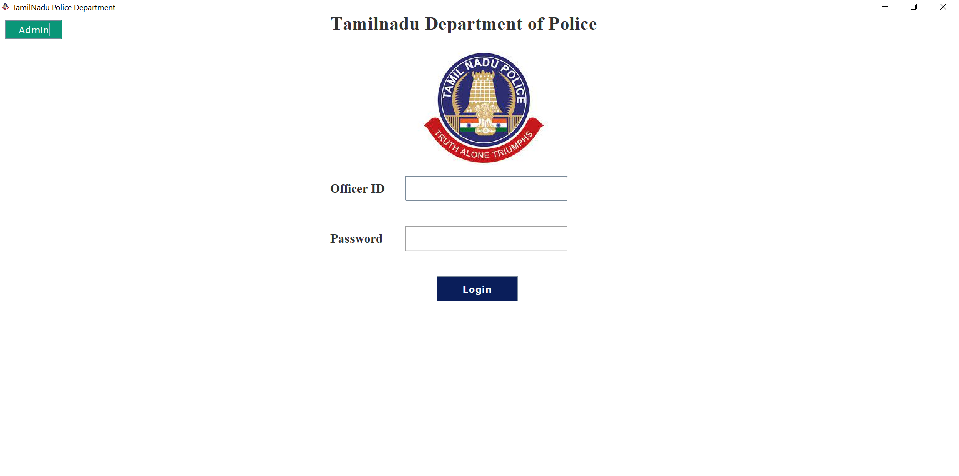 GitHub - rraamm12/PoliceFIR_management_system
