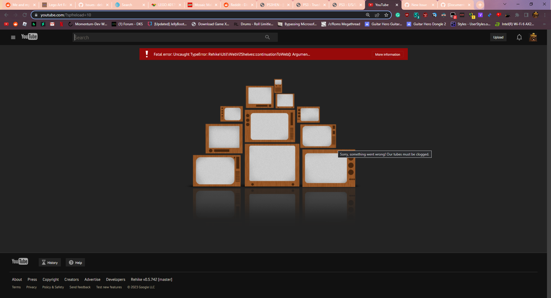 Unable to access the home page, get a Uncaught TypeError · Issue #245 ...