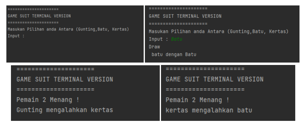 GitHub - arboyid/SuitGameTerminal: Ini adalah Tugas Akhir untuk Chapter ...