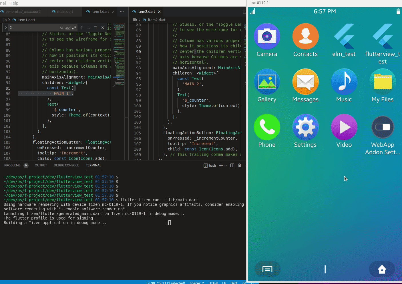 FlutterView prototype (with EFL EvasGL) · Issue #325 · flutter-tizen ...