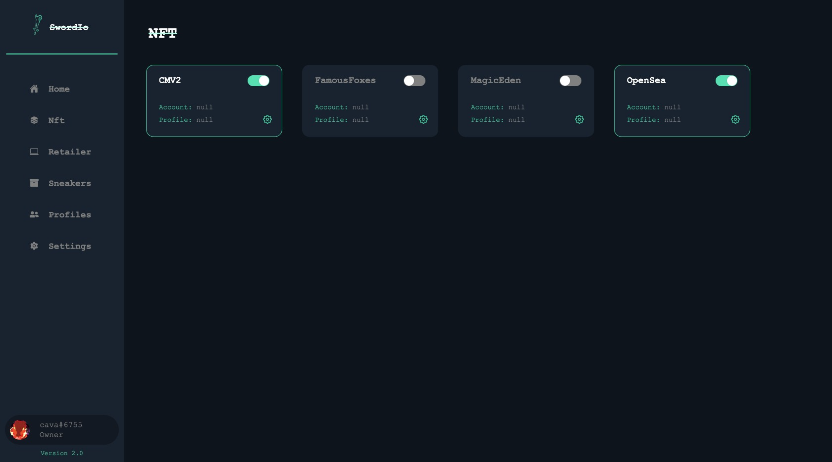 GitHub - AndreaCaval/SwordIo: GUI for an extension or bot in react