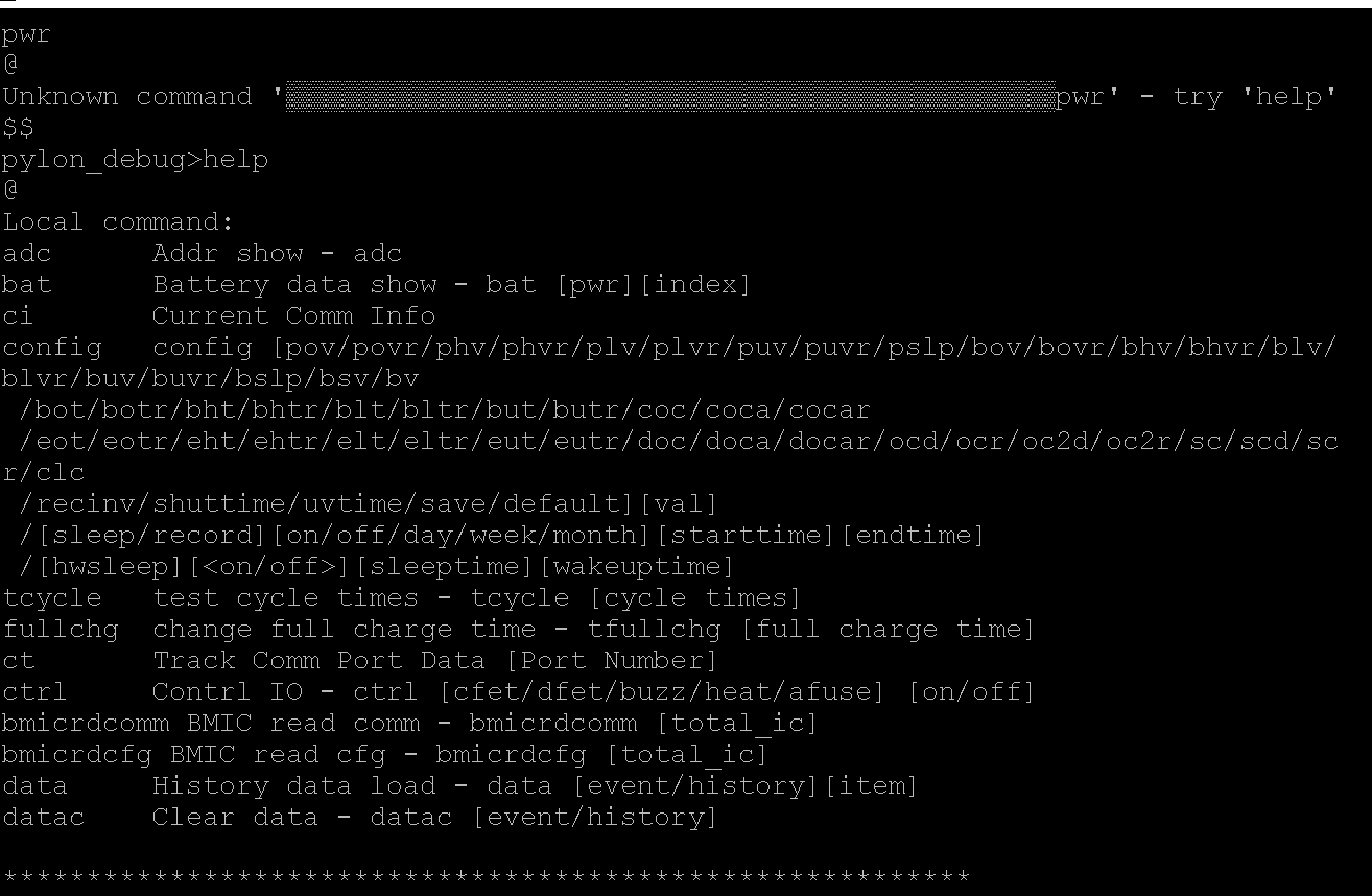 US3000C not respondig to the "pwr" string · Issue 25 · irekzielinski/PylontechBattery