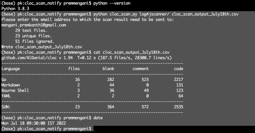 GitHub - menganipremkanth/cloc_scan_notify: python script to run cloc ...