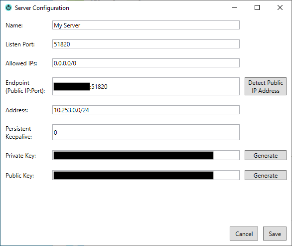 ServerConfiguration