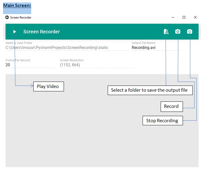 GitHub - bassemmarji/Screen-Recorder: Kivy utility for screen recording ...
