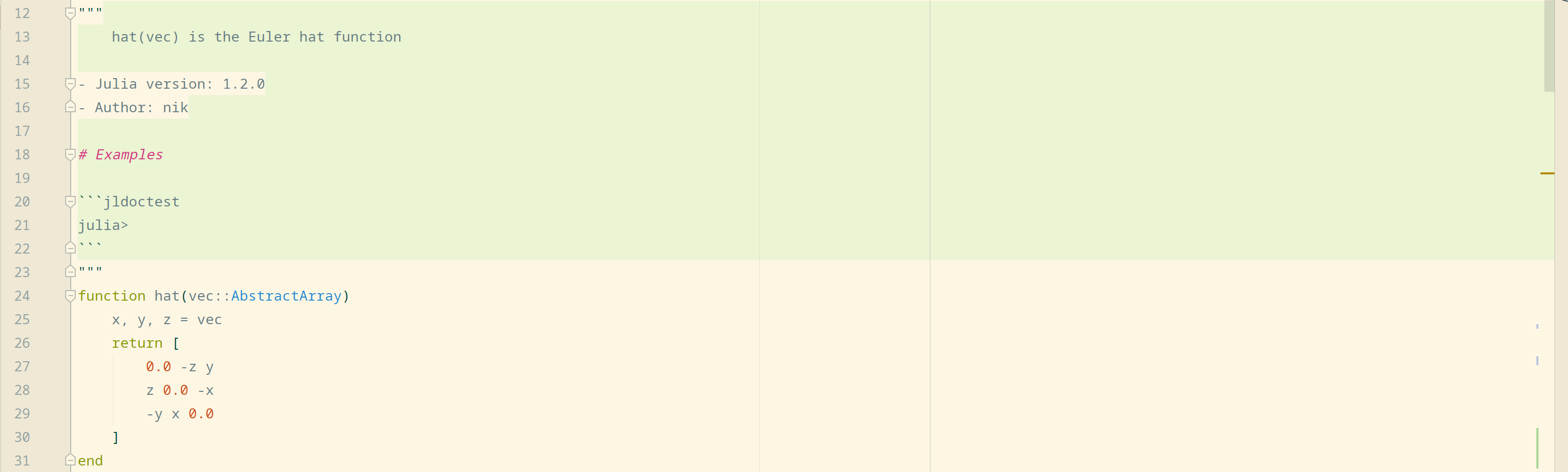 Change docstring background · Issue 436 · JuliaEditorSupport/juliaintellij · GitHub
