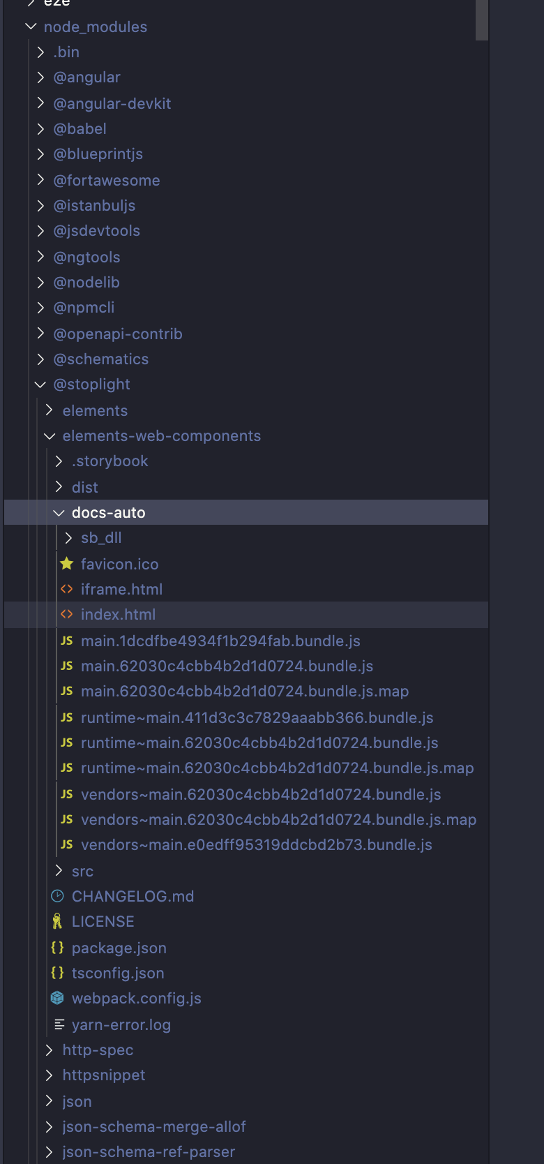 Only publish necessary files to NPM · Issue 571 · stoplightio/elements