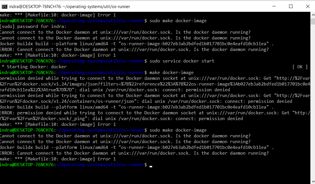 Docker daemon not found on wsl · Issue #191 · open-education-hub ...