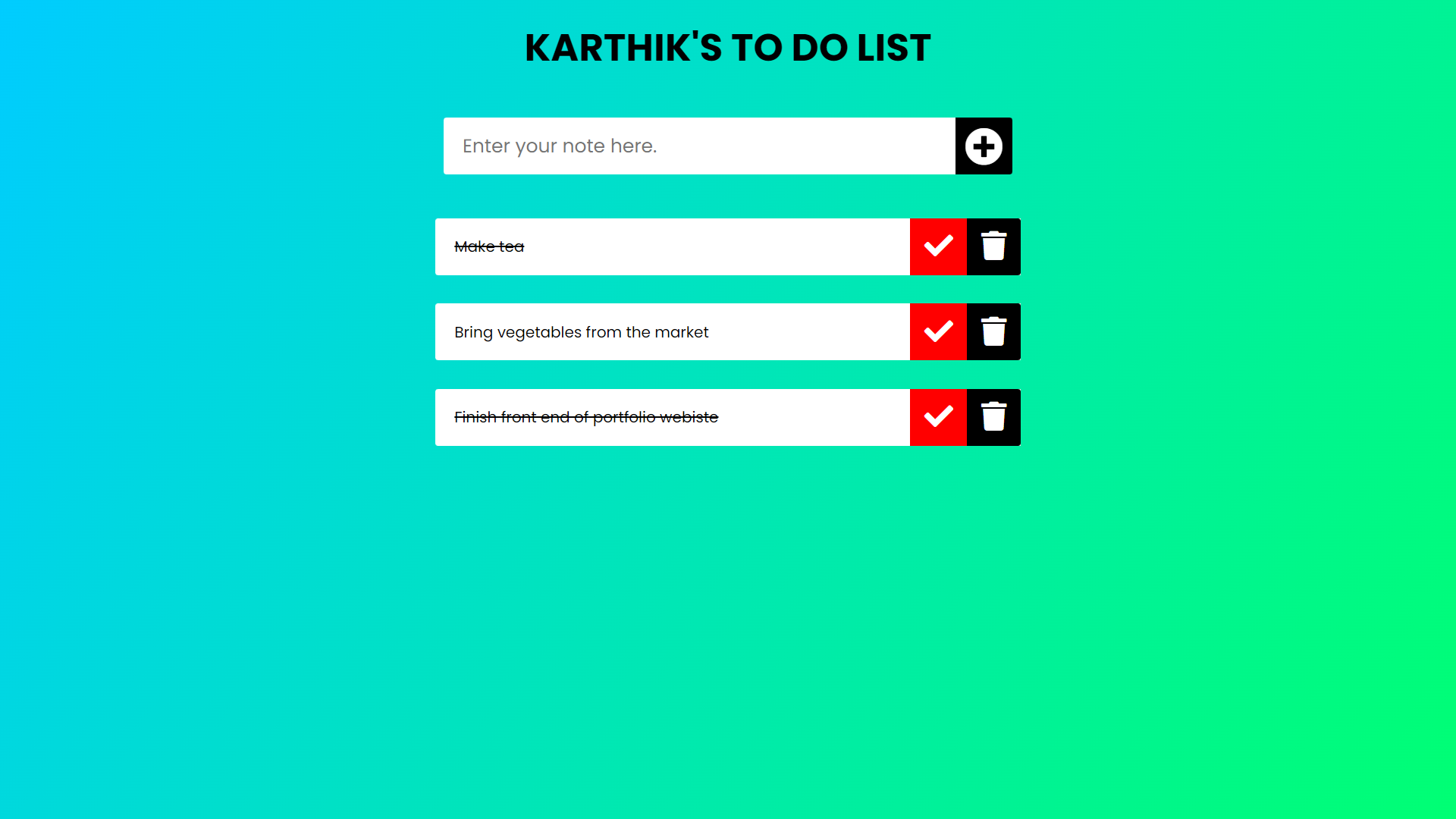 GitHub - KarthikhKamath/karttodolist