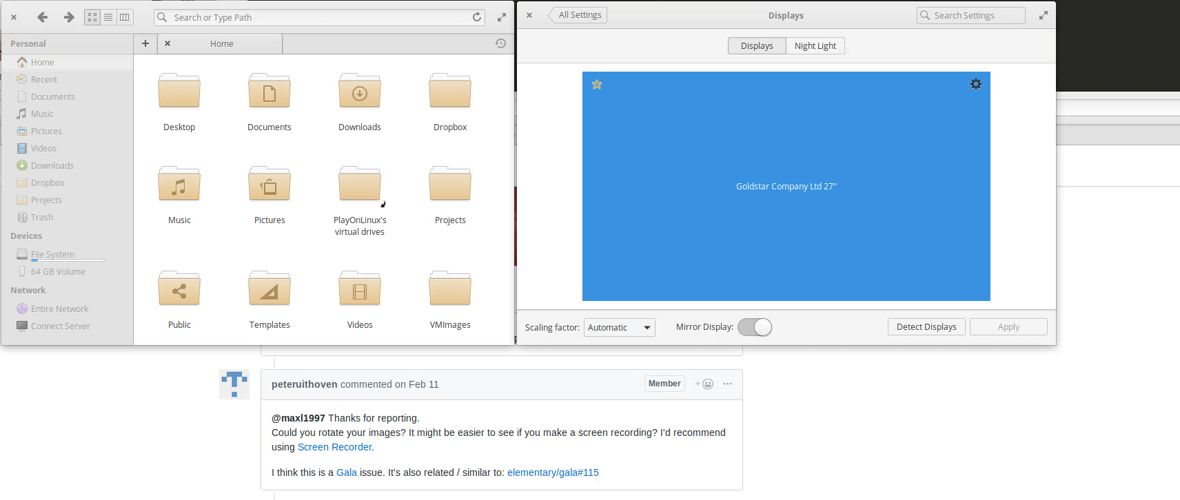 Mouse Cursor different sizes · Issue #299 · elementary/triage · GitHub