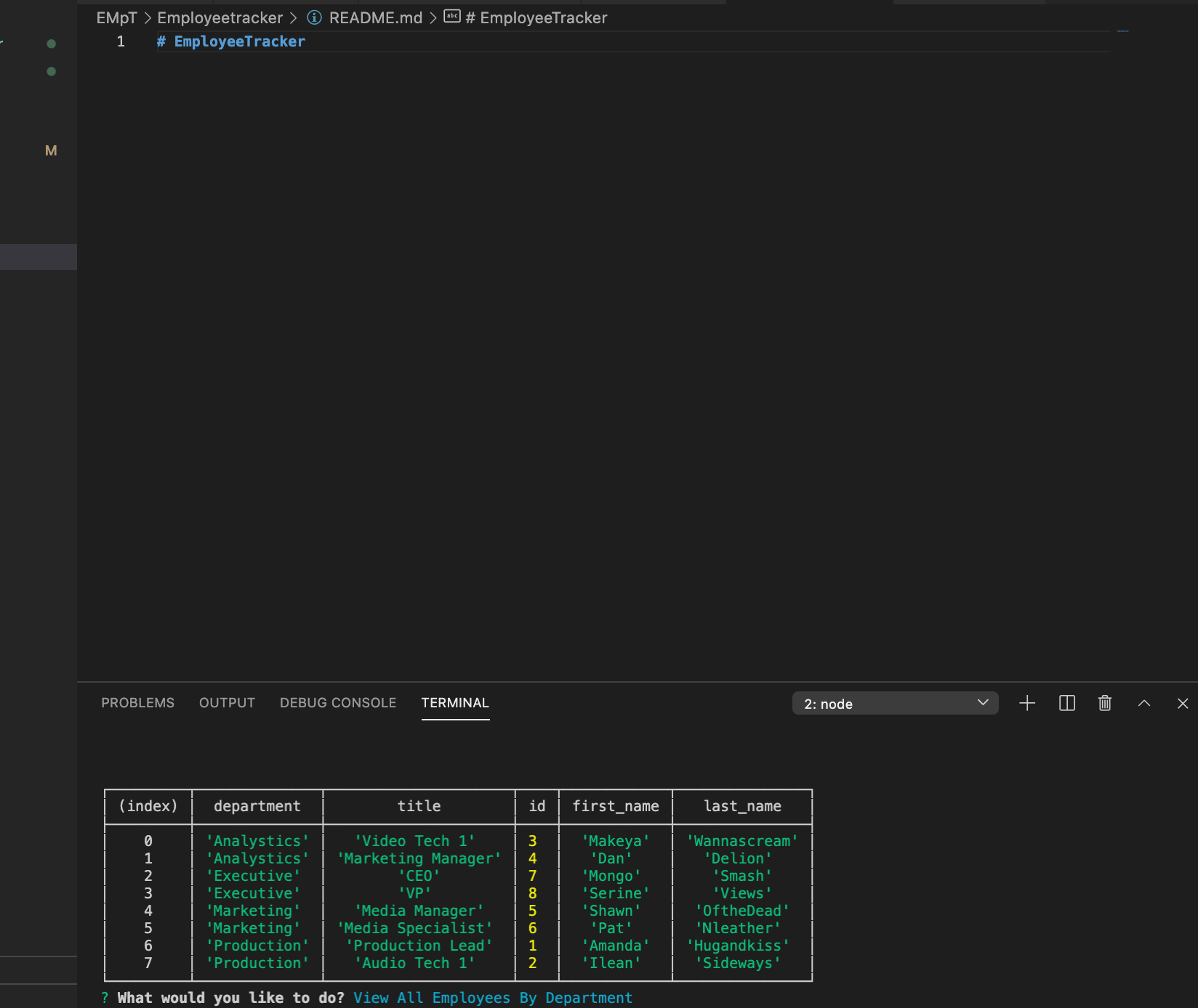 GitHub - OmaurBliss/EmployeeTracker: This is a command line interface ...
