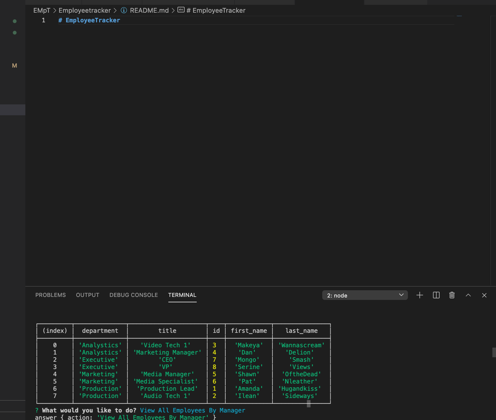 GitHub - OmaurBliss/EmployeeTracker: This is a command line interface ...
