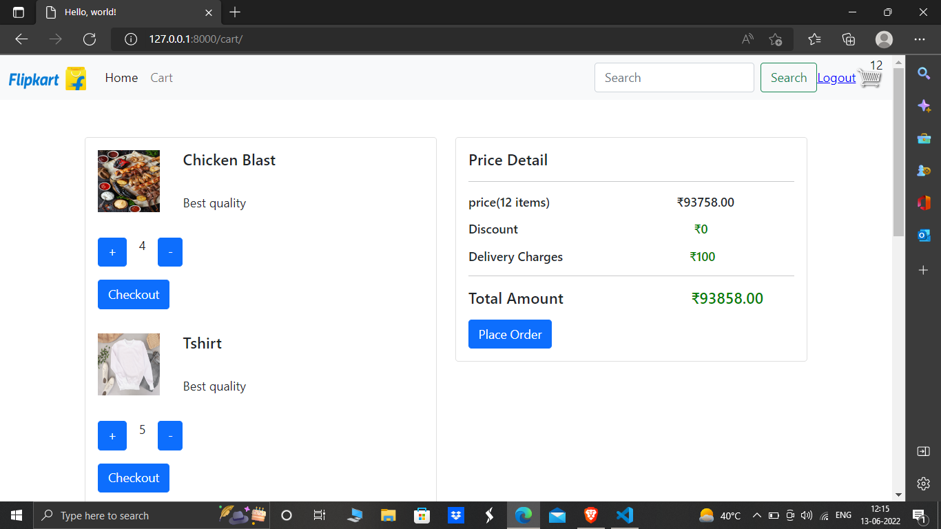 GitHub - PARKER-X/Flipkart-Clone