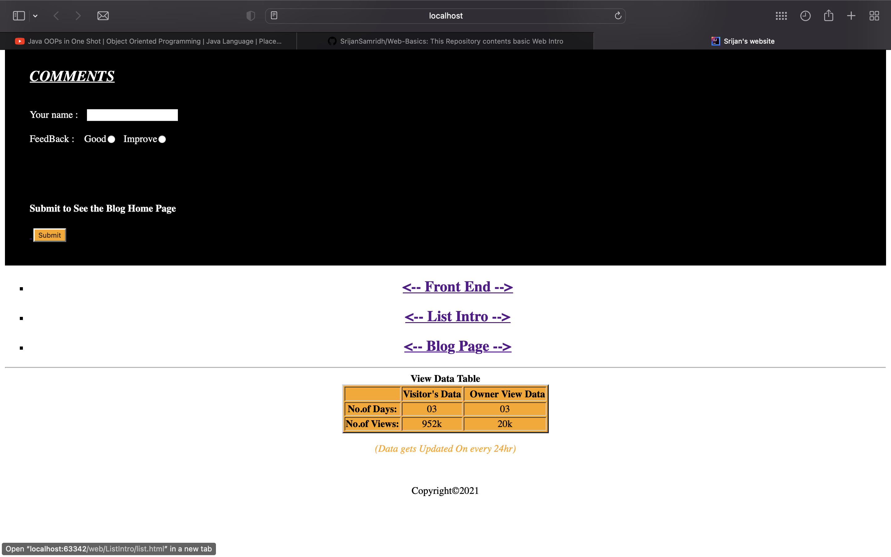 GitHub - SrijanSamridh/Web-Basics: This Repository contents basic Web Intro