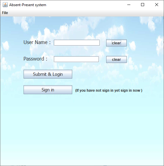 GitHub - fam25ti/Absent-Present-system-JAVA