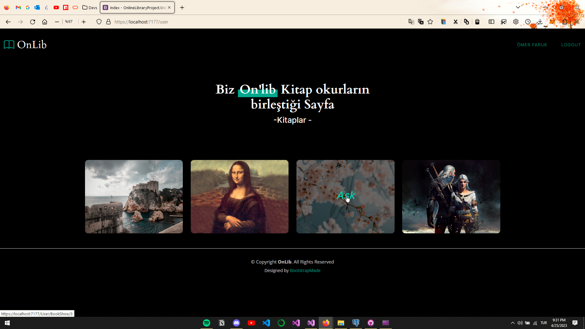 GitHub - ruveydakisla/OnlineLibraryProject1.Web