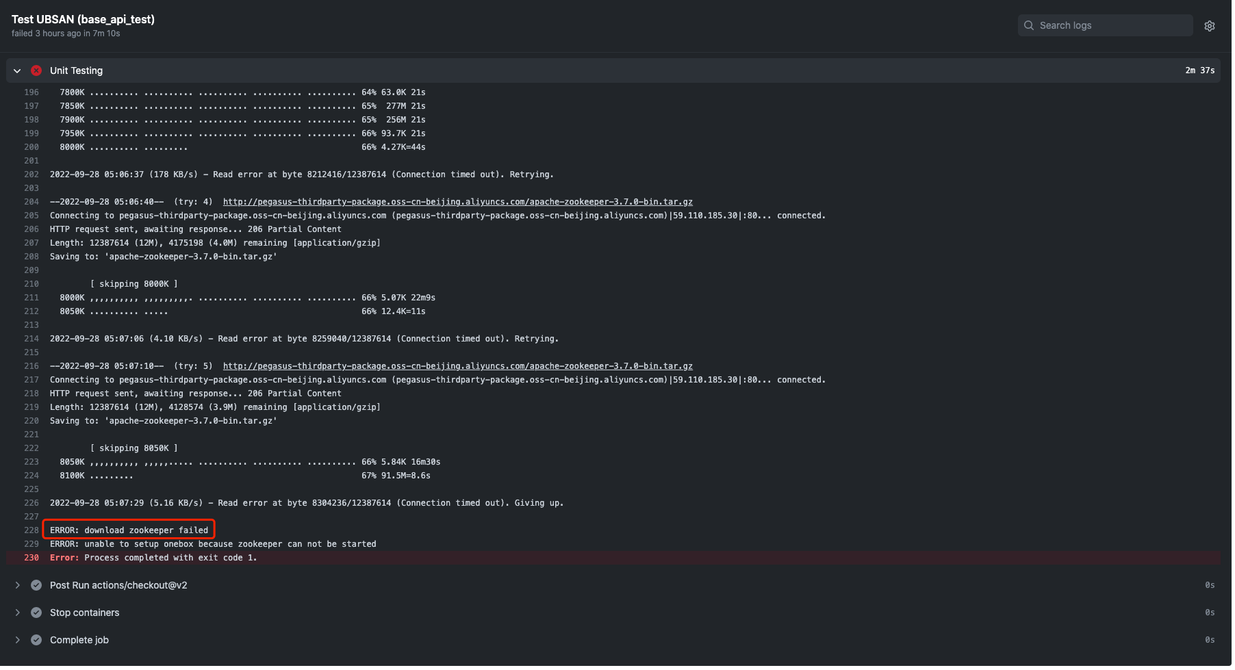 Download apache zookeeper 3 7 0 bin tar gz during release building or