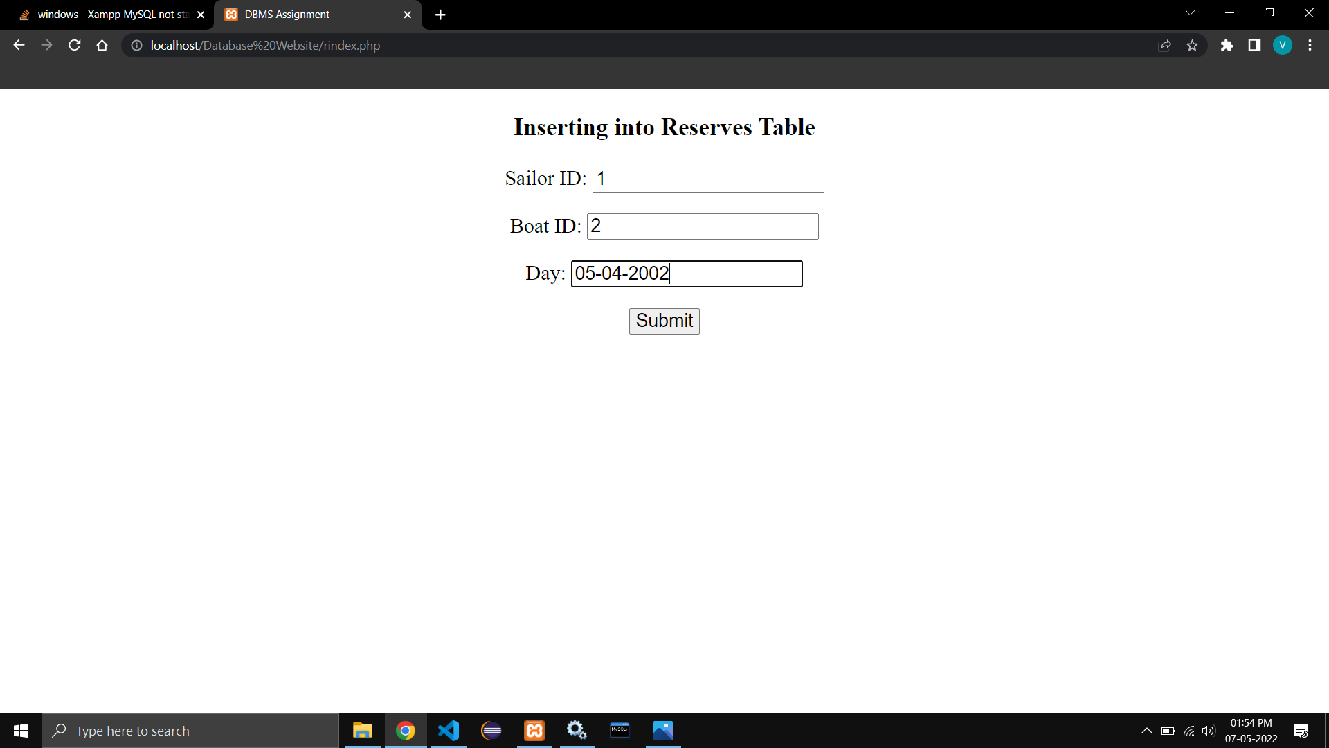 GitHub - varun0018/database-frontend
