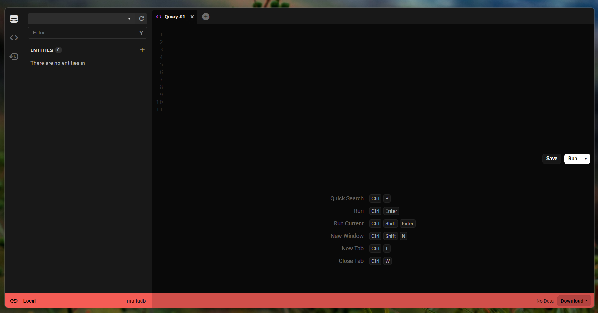 Title and menu bar disappeared · Issue 1125 · beekeeperstudio