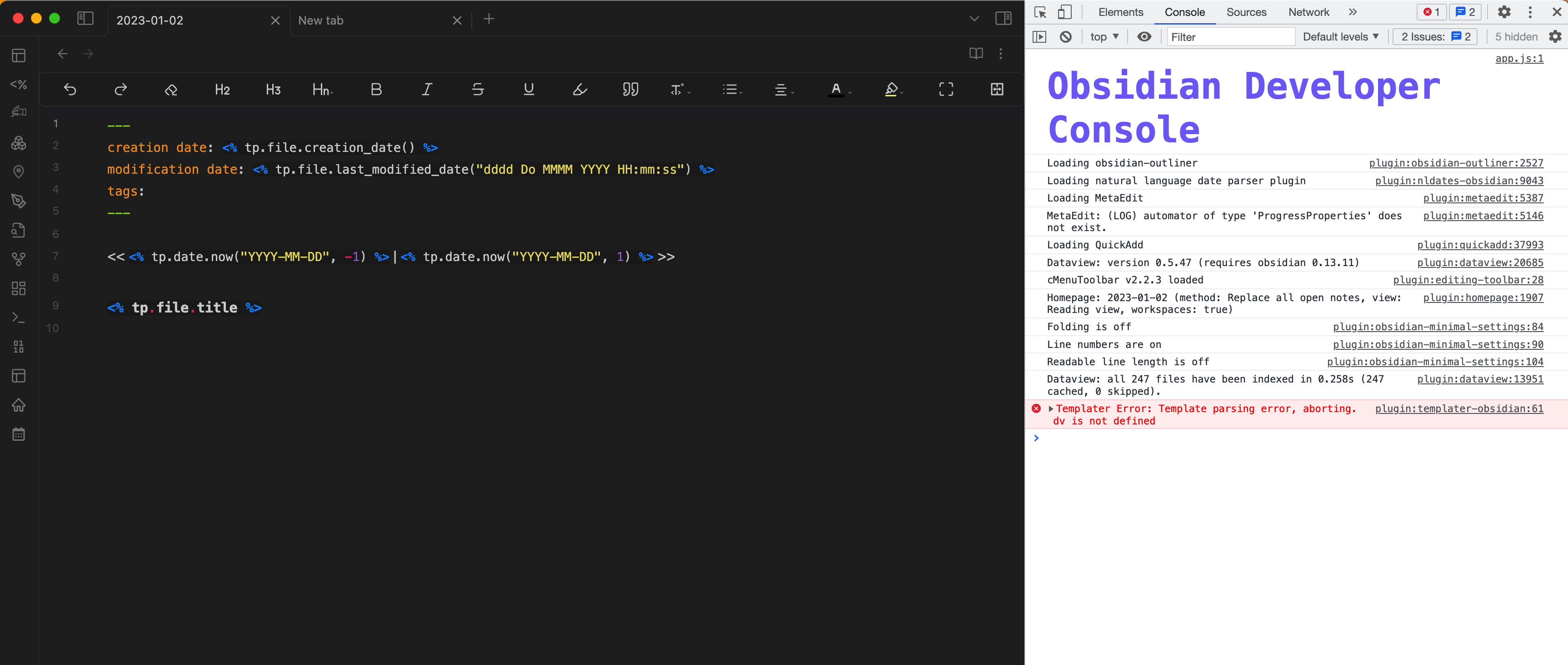 solved load default template 1 #include 2 Images... Error loading any templates or using replace in the active field ...