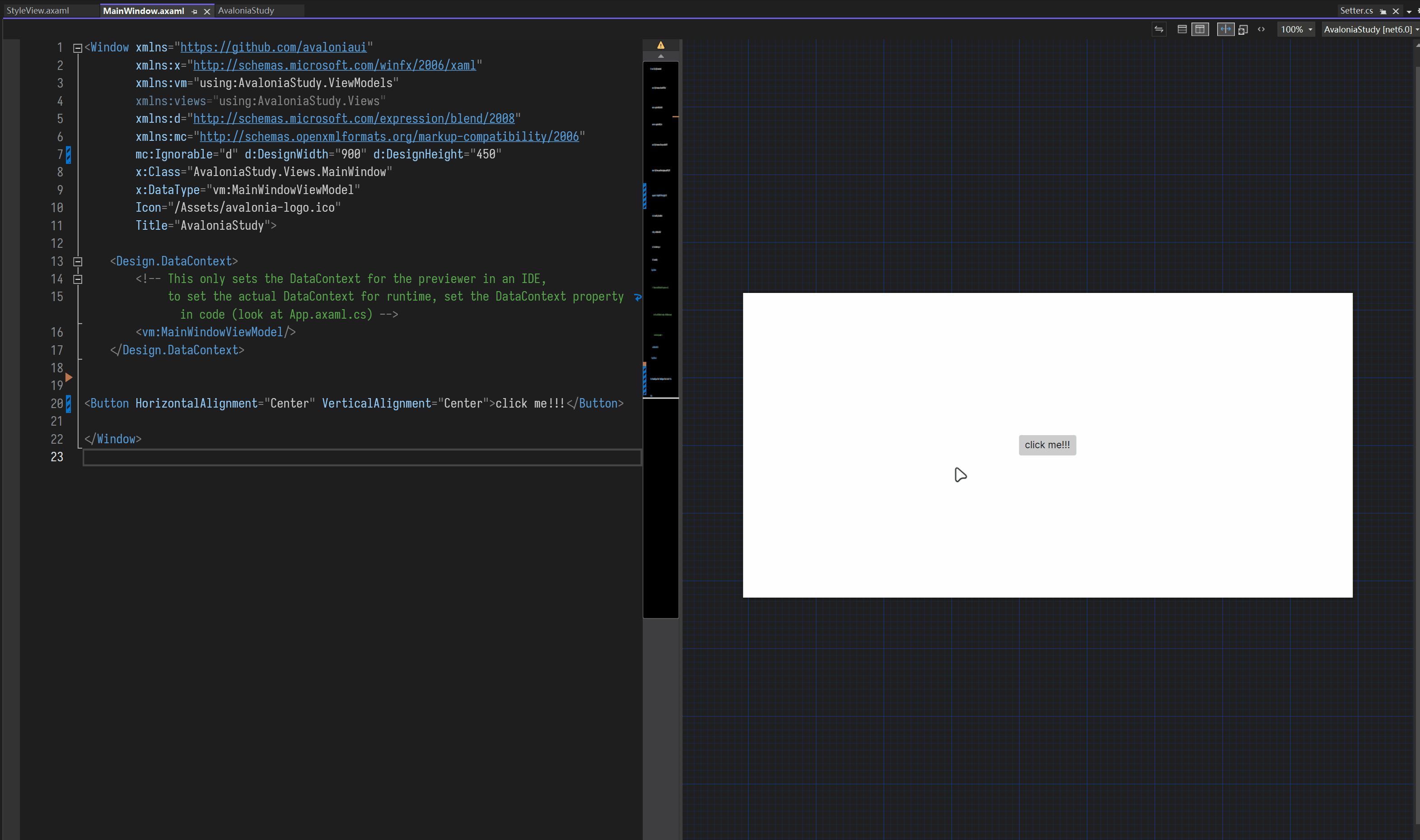 Visual studio preview mouse postion not correct issue 11781