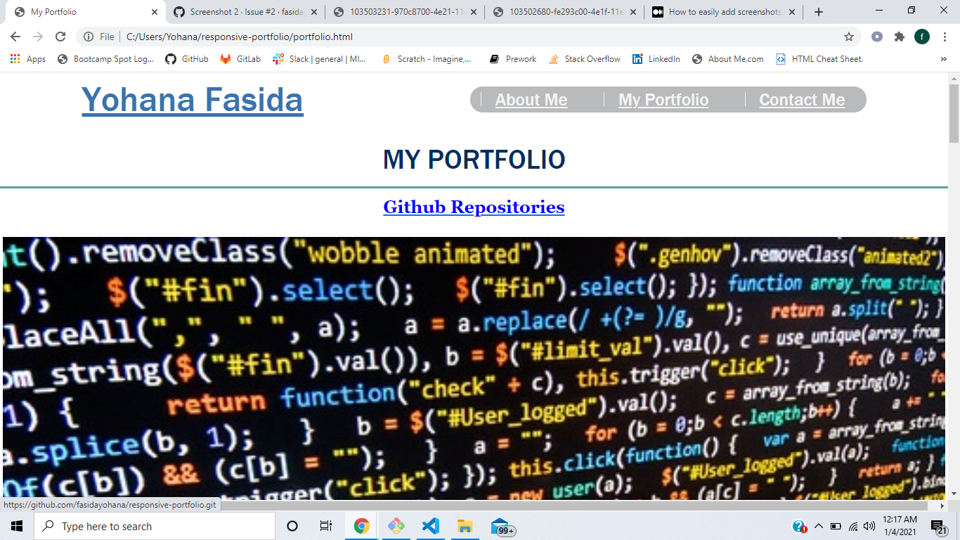 GitHub - fasidayohana/responsive-portfolio