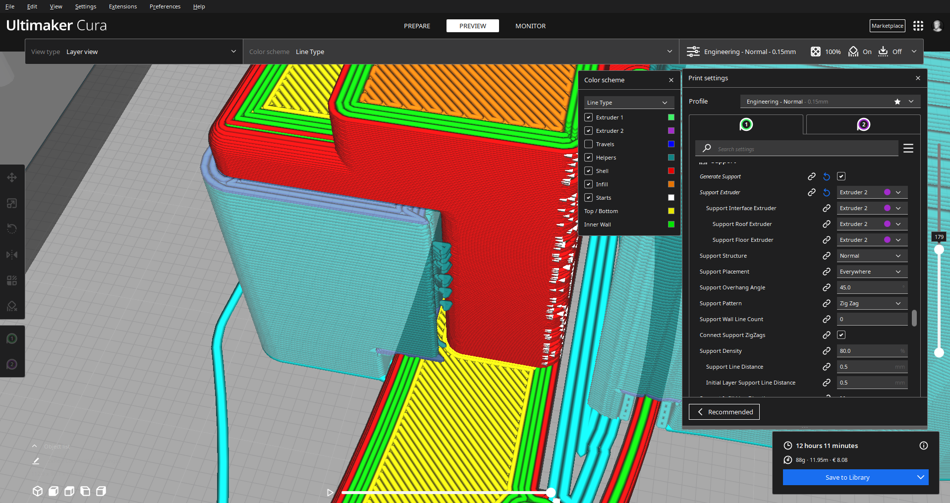 Bad generated support structure · Issue #12839 · Ultimaker/Cura · GitHub