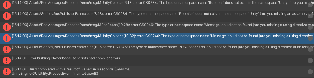 Can't build a the project from Unity for Universal Windows Platform ...