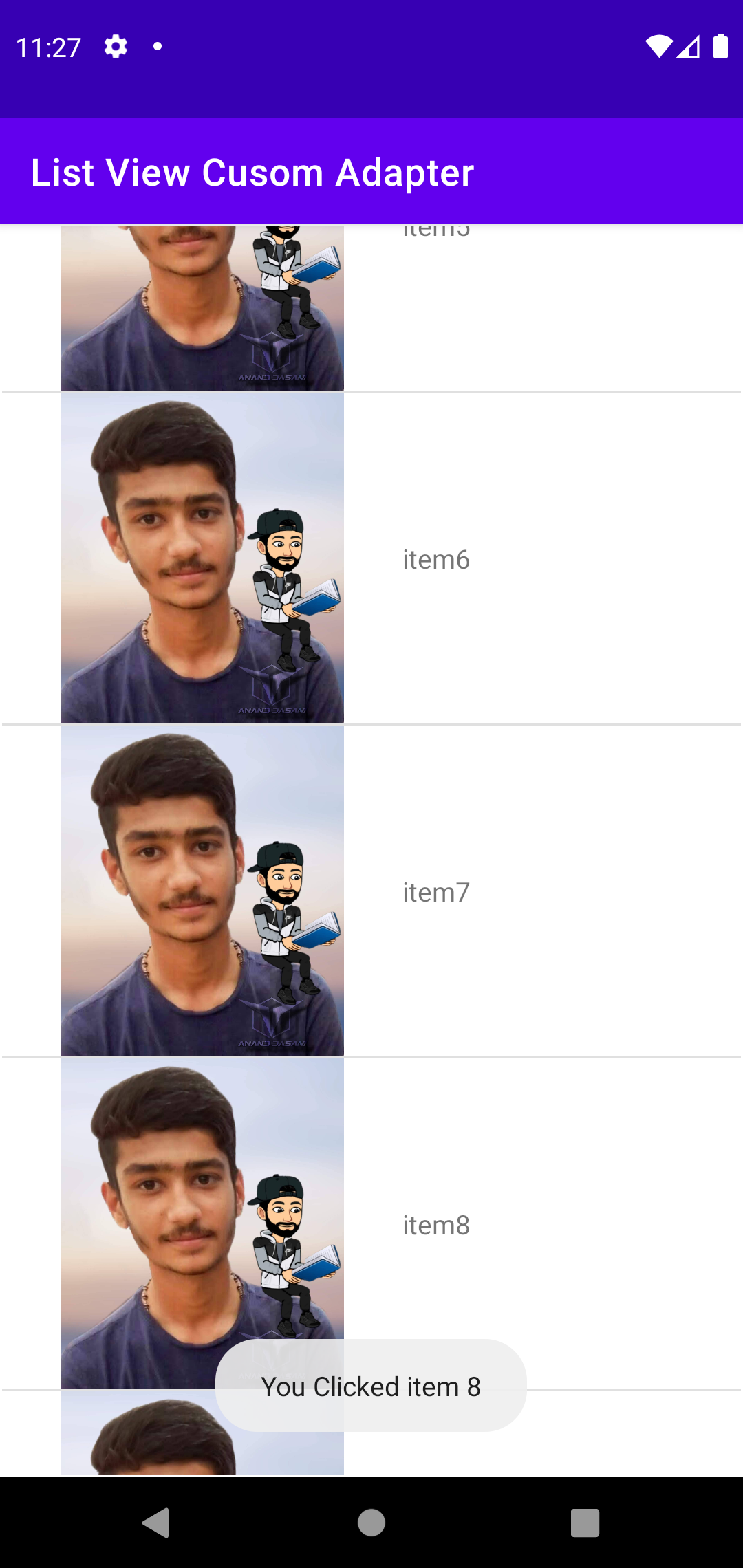 GitHub - ananddasani/Android_Custom_Adapter: Android App Using Custom ...