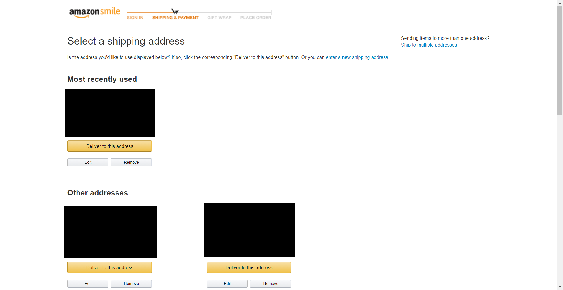 Amazon Address Error · Issue 424 · HariNagarajan/fairgame · GitHub