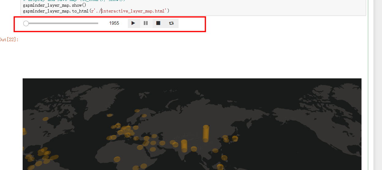 Is it possible to save animation of interactive map into the HTML file ...