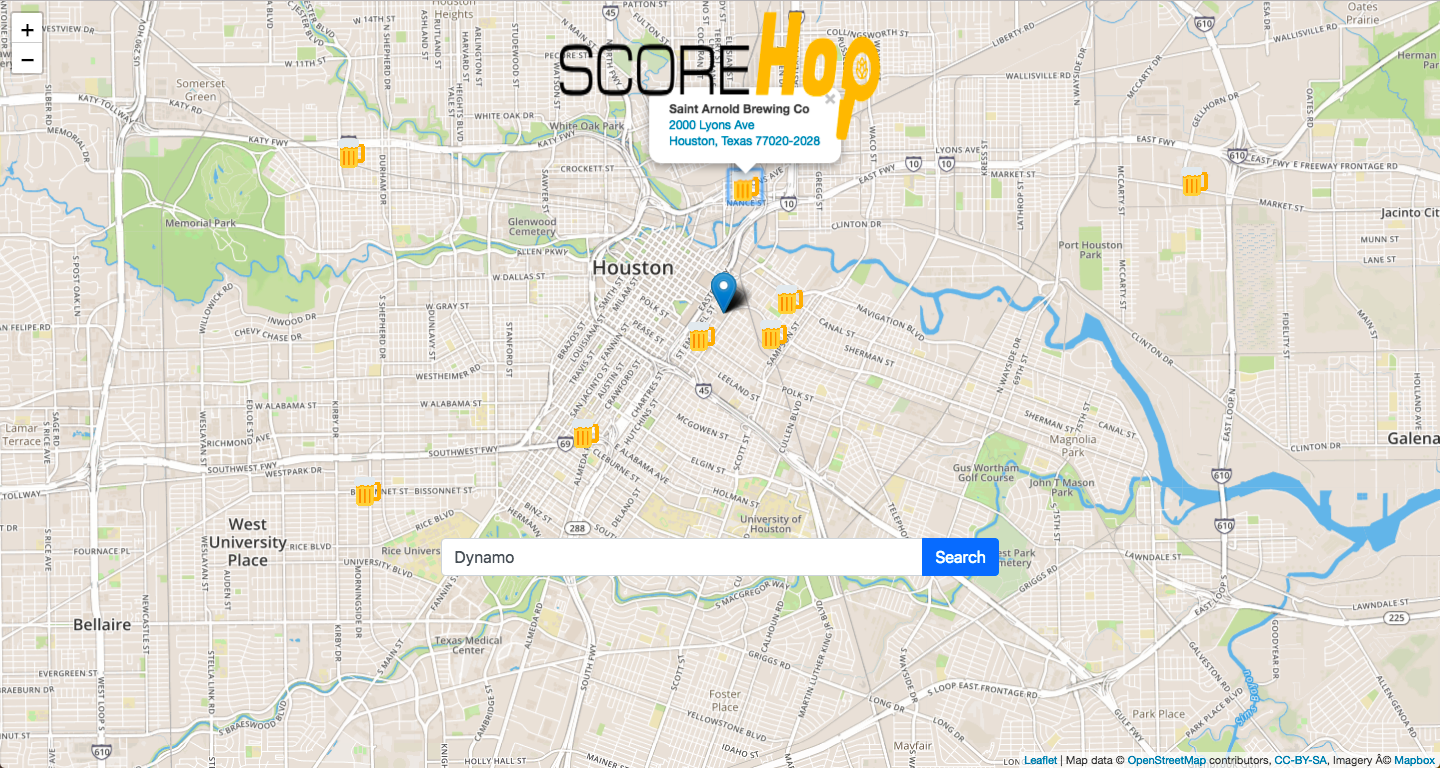 GitHub Oscar6/ScoreHopApp Brewery search app built with JavaScript