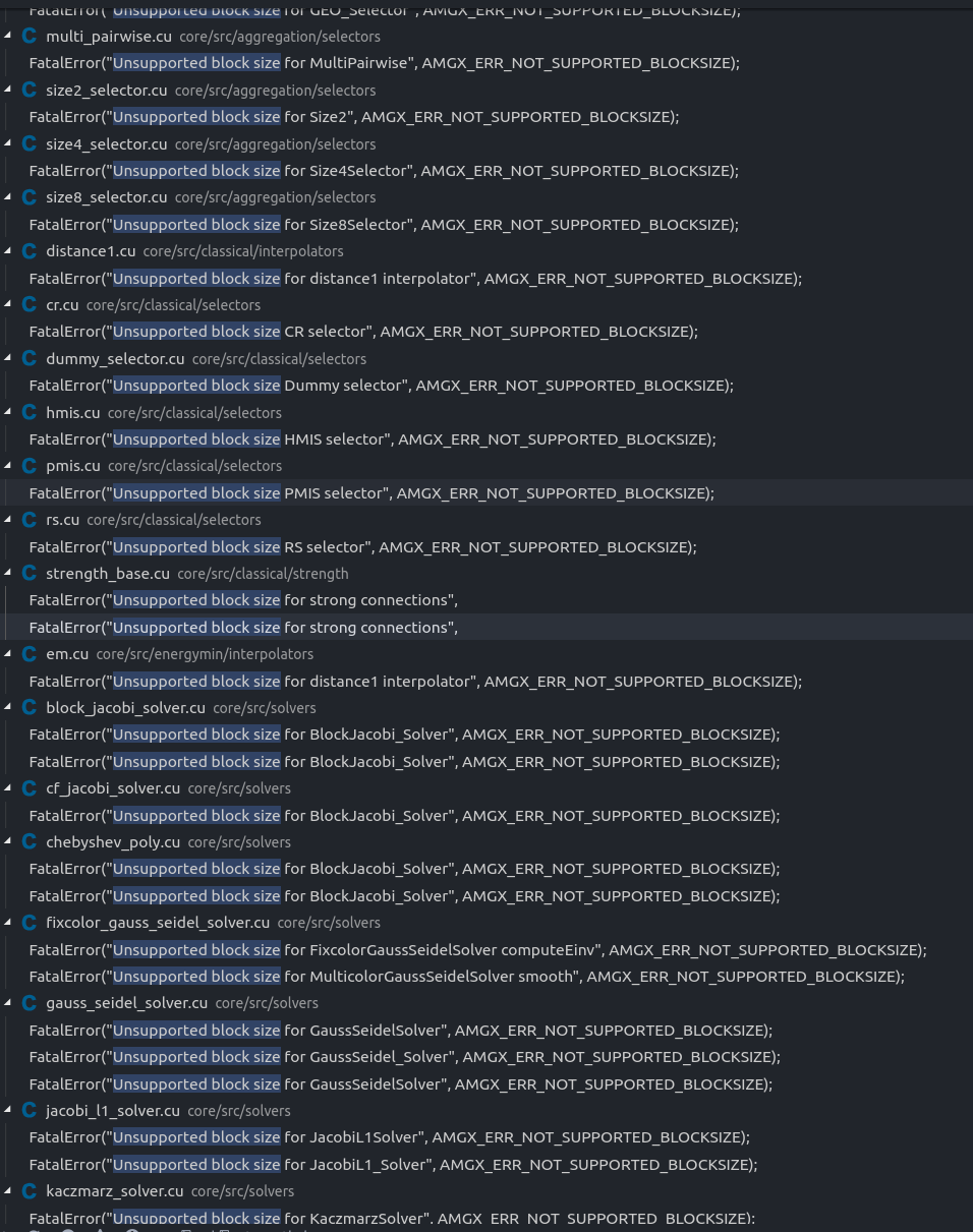 Does amg solver support block matrices? · Issue #73 · NVIDIA/AMGX · GitHub