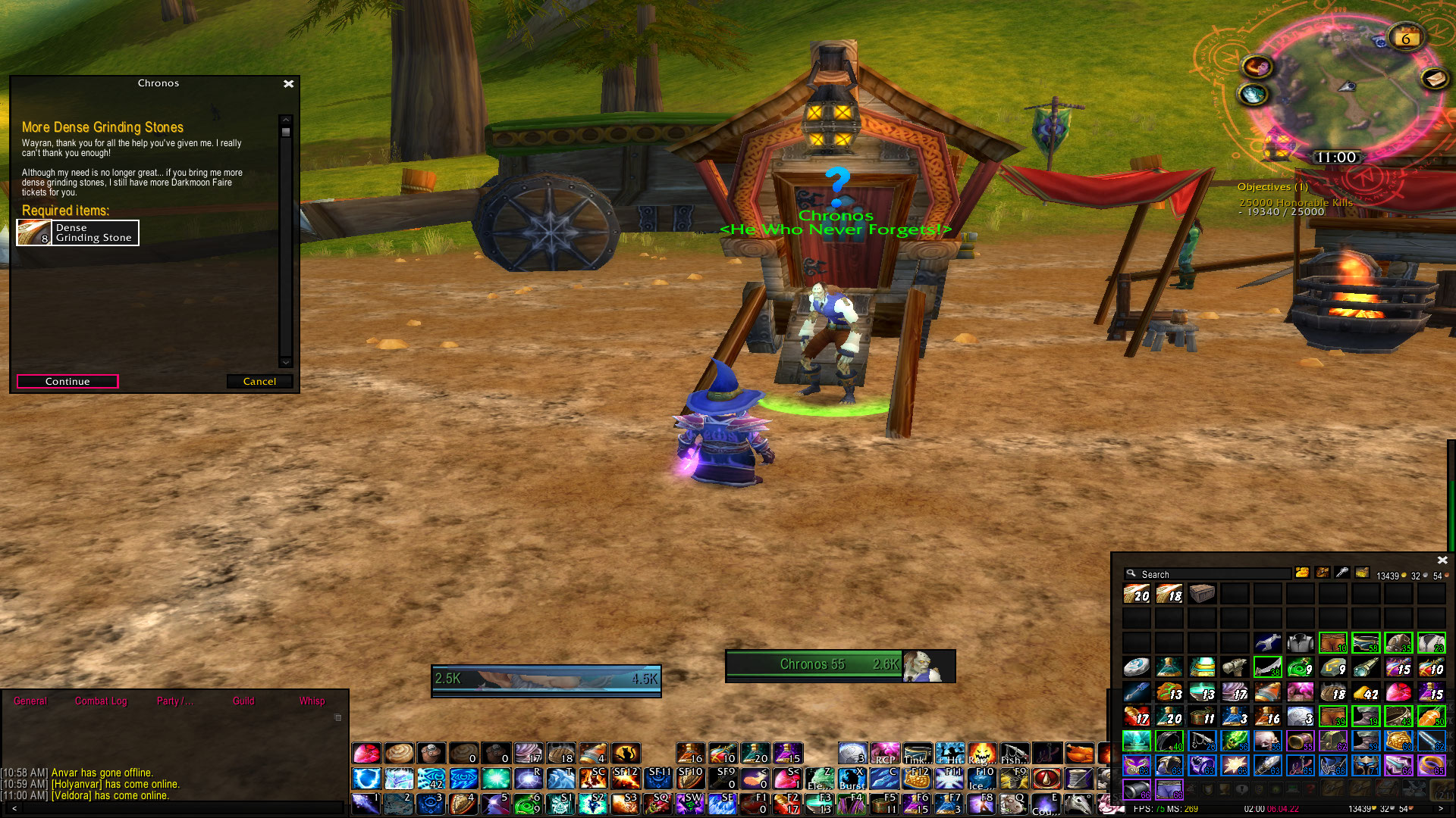 Quest "More Dense Grinding Stones" (Darkmoon Faire) · Issue 2477