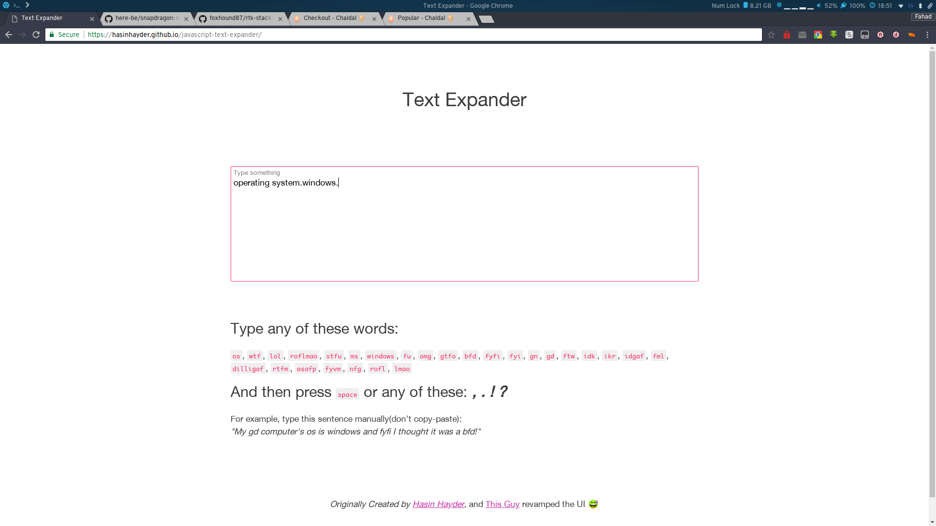 Screenshot...
Completion doesn't seem to work if you don't use space before a word. ![2018-02-03-185159_1920x1080_scrot