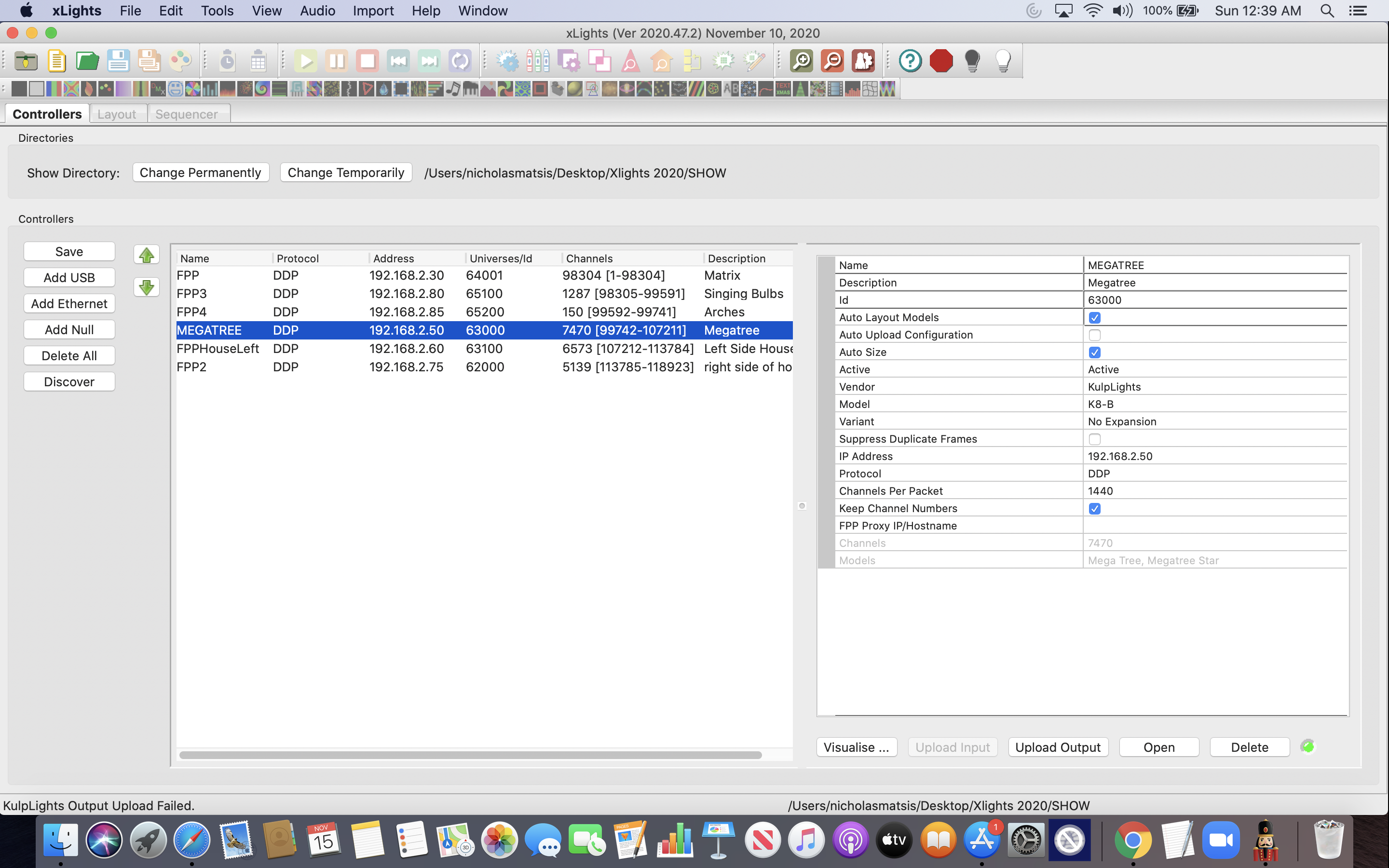Unable to upload to FPP · Issue #2344 · xLightsSequencer/xLights · GitHub