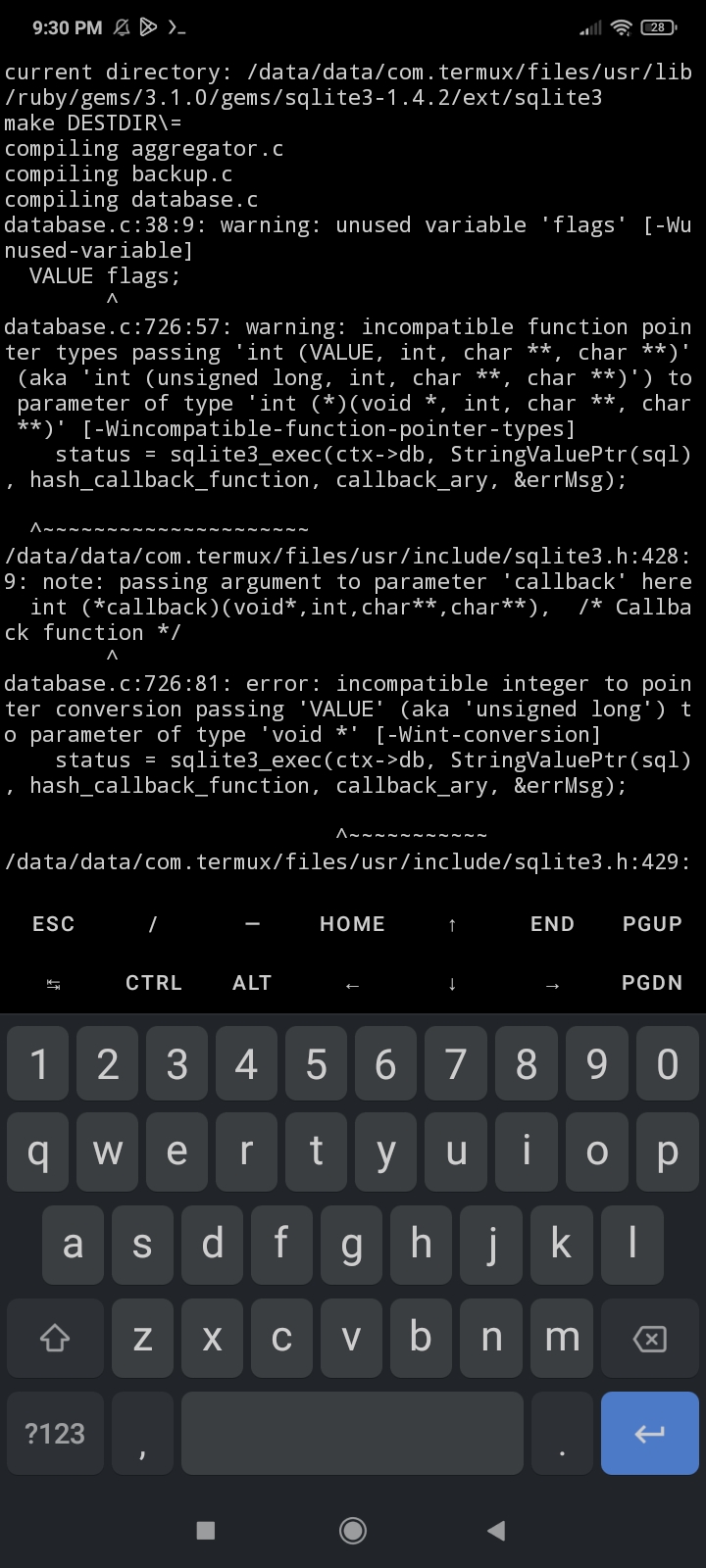 Can t download squilite issue 203 gushmazuko metasploit in termux