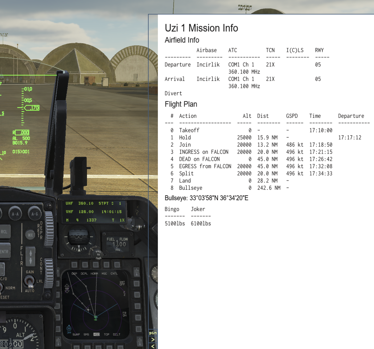 ILS info not shown on kneeboard · Issue 1188 · dcsliberation/dcs