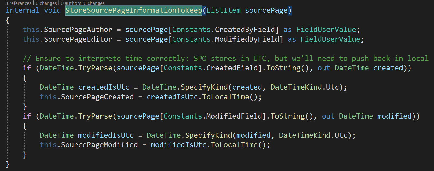 [BUG] KeepPageCreationModificationInformation switch causing error on ...