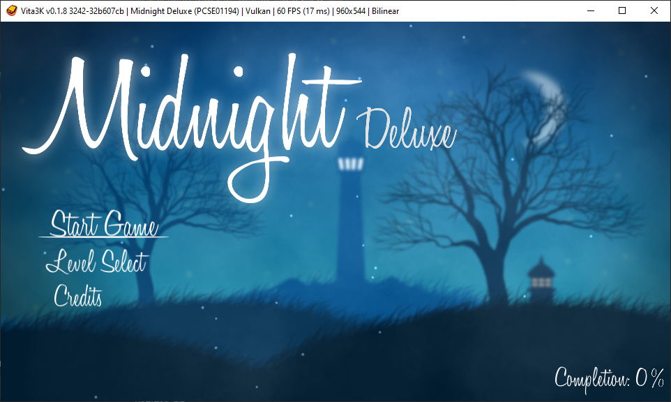 Midnight Deluxe [PCSE01194] · Issue #1888 · Vita3K/compatibility · GitHub