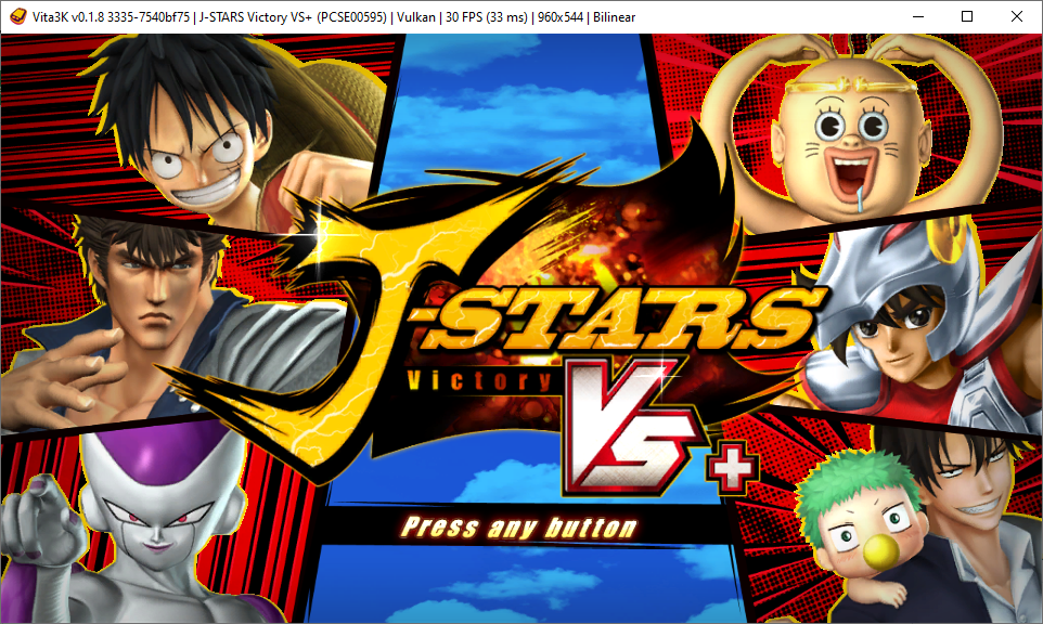 J-Stars Victory Vs+ [PCSE00595] · Issue #1157 · Vita3K/compatibility ...