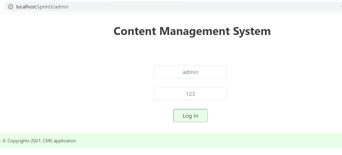 GitHub - InetaVei/sprint3: Content management system application with ...