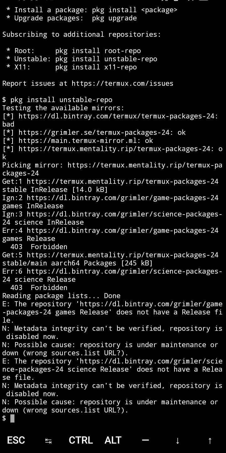 Can't update packages · Issue #6954 · termux/termux-packages · GitHub