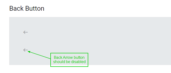 [Gallery]Button(Fluent)-'Disabled Back button' is not disabled. · Issue ...