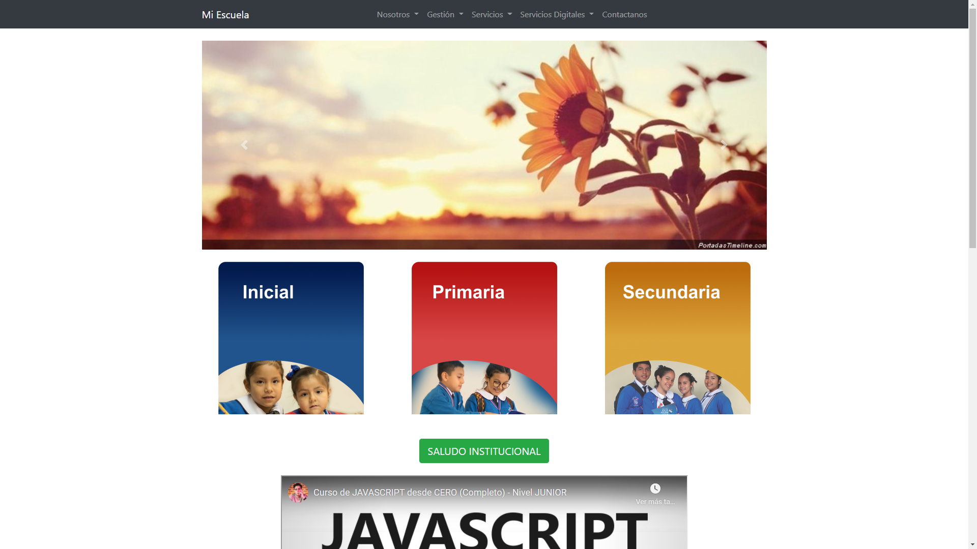 GitHub - DevCarlosRamos/Landing-Bootstrap4-School